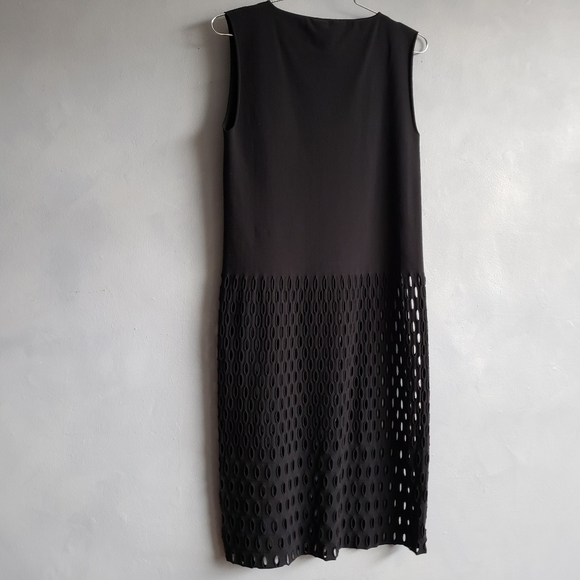 WOLFORD BLACK TANK DRESS LAZER-CUT SIZE XS, S - Picture 4 of 14